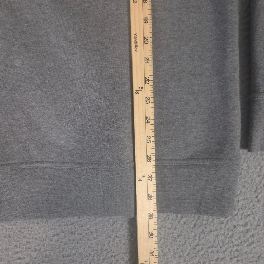 Banana Republic Sweatshirt Mens XL Gray Fleece Crew-Neck Cotton Blend Pullover